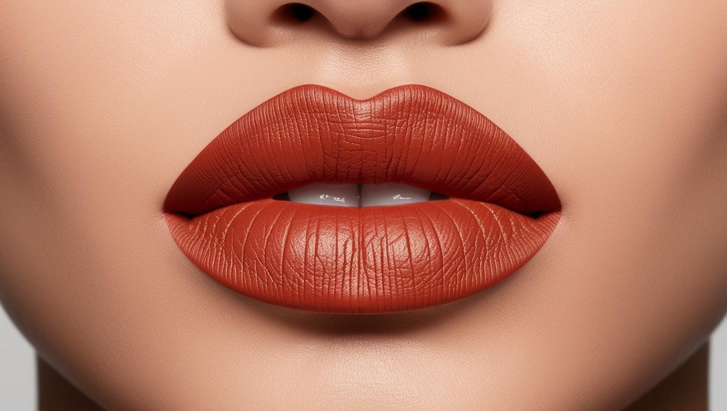 BAILEE ROSE COSMETICS"PASO DOBLE” BURNT RED LONG-LASTING VEGAN MATTE LIPSTICK-HYDRATING & CRUELTY-FREE