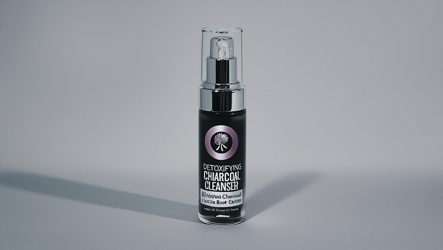 Detoxifying charcoal cleanser| Skin-Loving Natural Ingredients