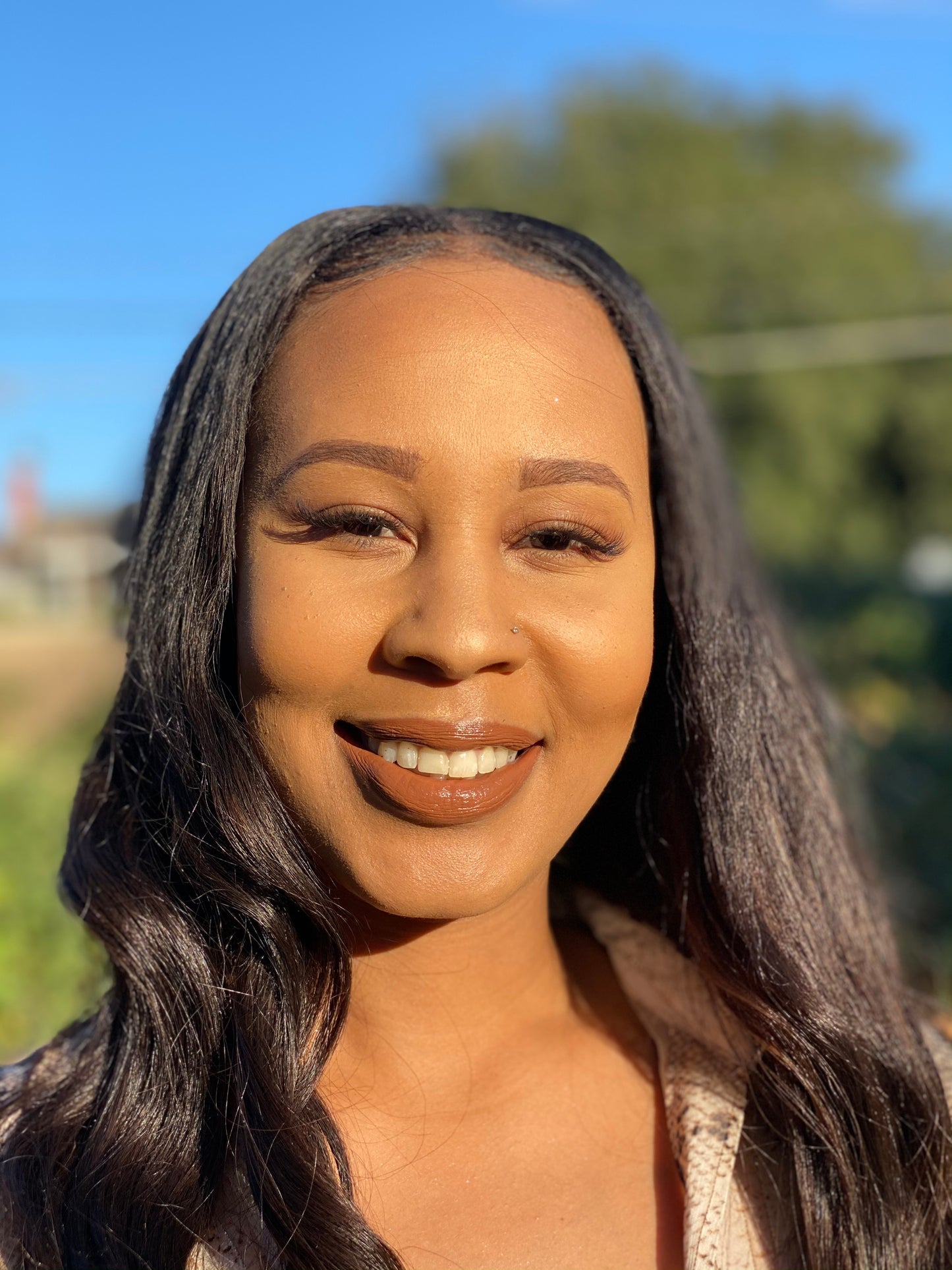 “BAREFOOT” VEGAN MATTE CARAMEL BROWN LIPSTICK