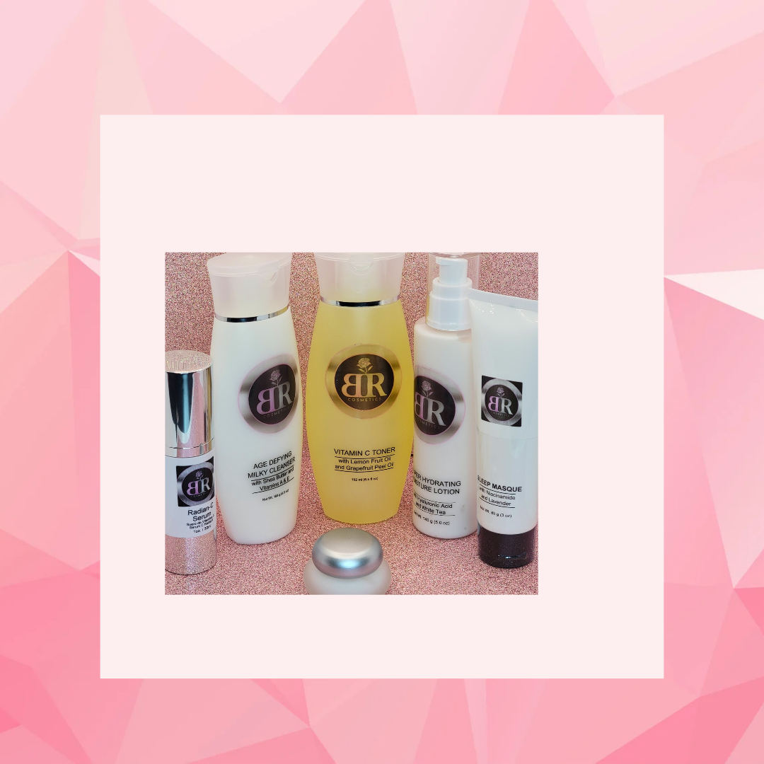 Age defying 6 piece day and night collection provides everything you need for radiant skin- age defying cleanser, vitamin c toner, radiant complexion serum, age defying eye cream, and hydrating moisturizer