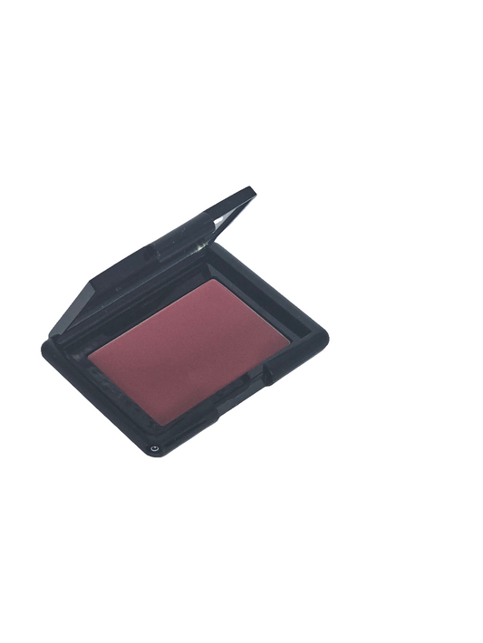 A vegan warm plum blush compact with intense color to shade, brighten, and enhance your face.