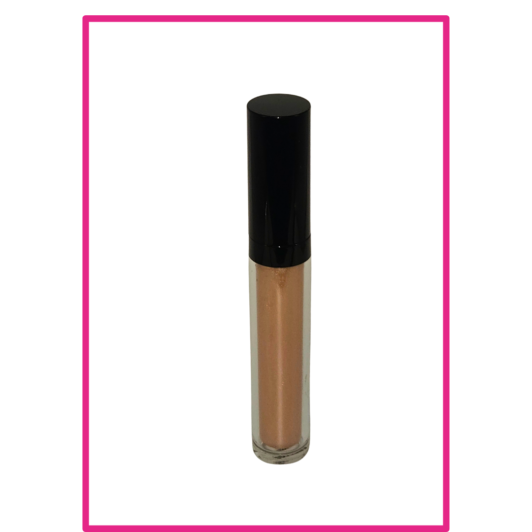 Nude Pink Non-sticky lip gloss with smooth, luminous finish