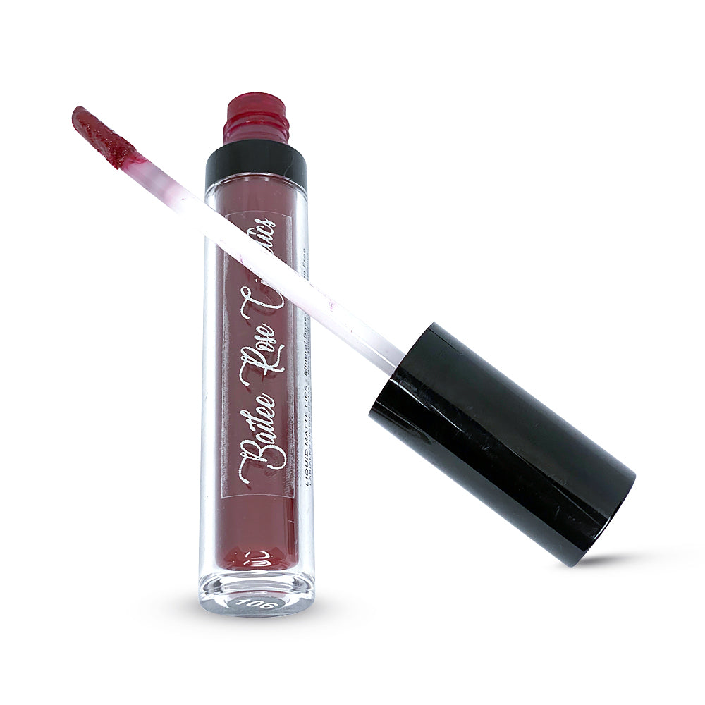 “ BLACK CHERRY” Liquid Matte Lipstick #106