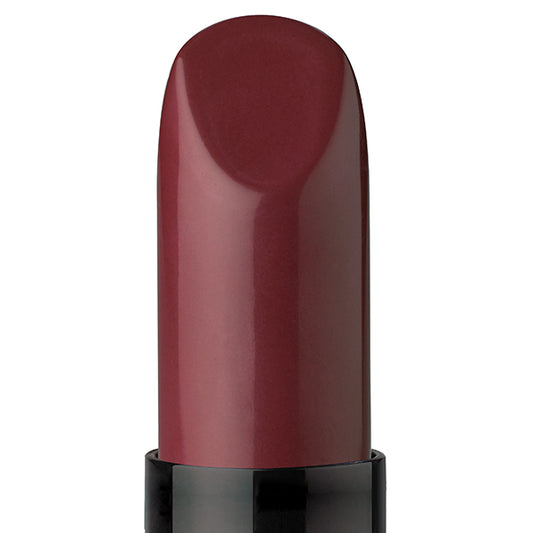 Dune Rose Pearl Vegan Lipstick with luminous plum rose finish